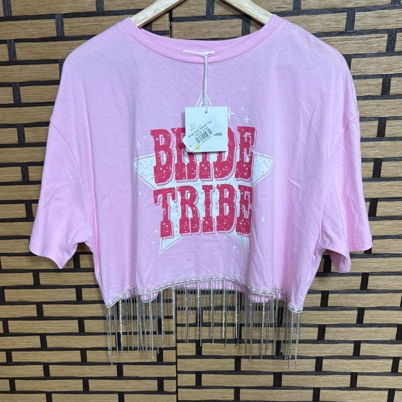 Baevely Bride Tribe‎ Pin Rhinestone Tassel Top Size Large - Picture 1 of 7